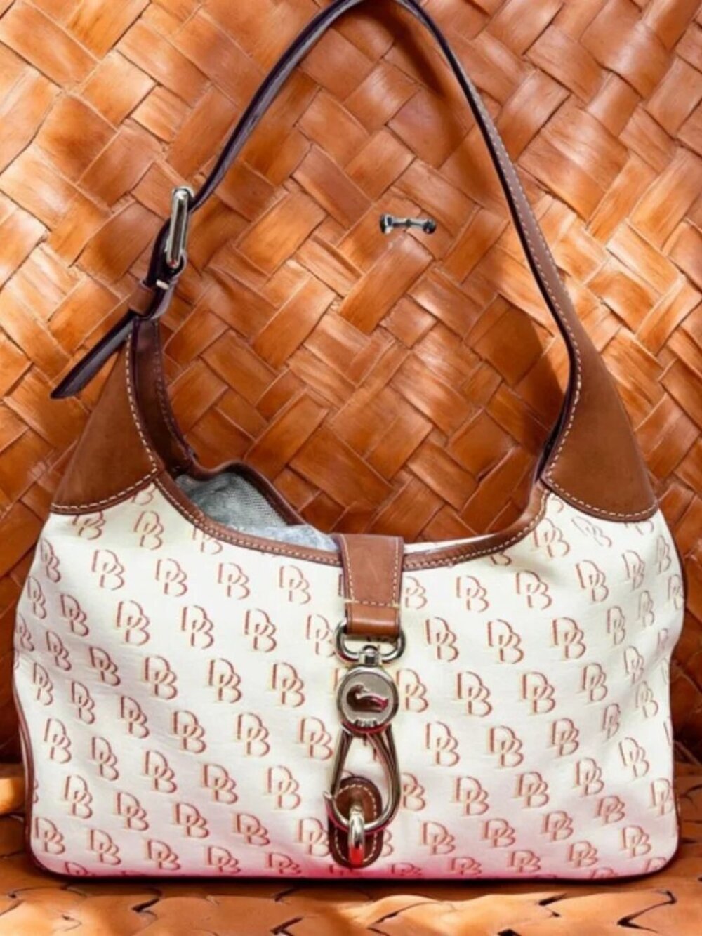 Dooney & Bourke Signature Crescent Hobo bag